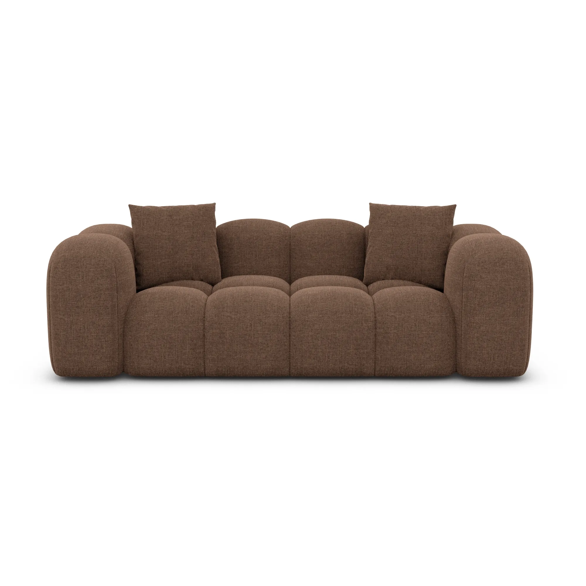 Strukturstoff 2-Sitzer Couch Valora
