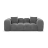 Samtstoff 2-Sitzer Couch Valora