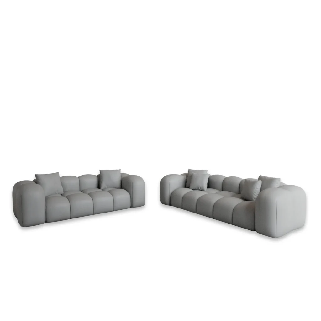 Kunstleder 3-2-Sitzer Sofa Set Valora