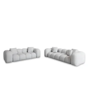Kunstleder 3-2-Sitzer Sofa Set Valora