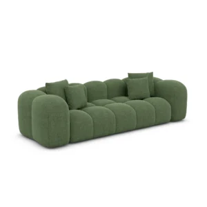 Strukturstoff 3-Sitzer Couch Valora