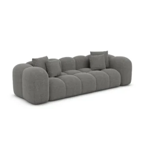 Strukturstoff 3-Sitzer Couch Valora