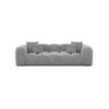 Samtstoff 3-Sitzer Couch Valora