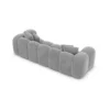 Samtstoff 3-Sitzer Couch Valora