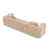 Samtstoff 4-Sitzer Couch Valora