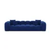 Samtstoff 4-Sitzer Couch Valora