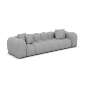 Echtleder 4-Sitzer Couch Valora
