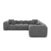 Samtstoff Ecksofa Valora