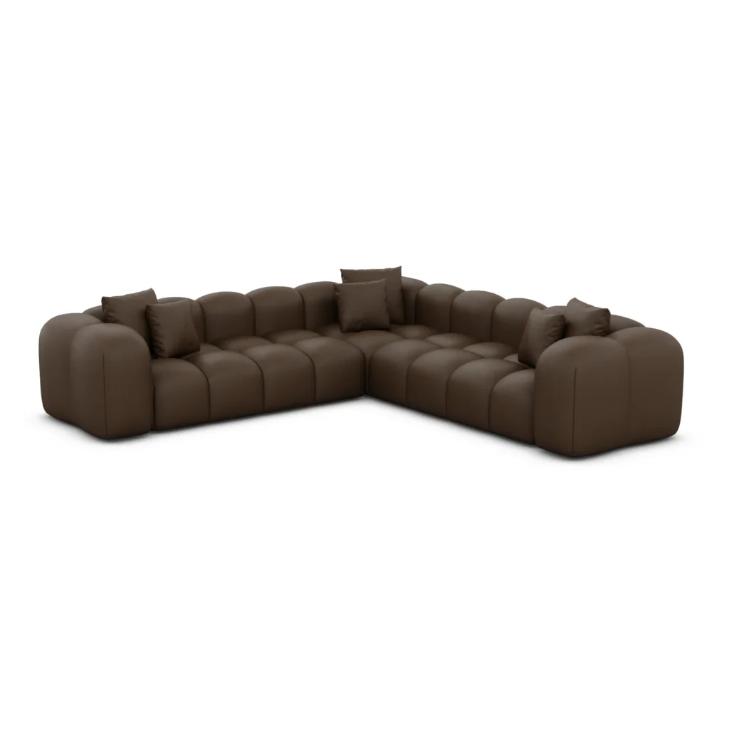 Echtleder Ecksofa Valora