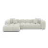 Bouclé L-Form Sofa Valora