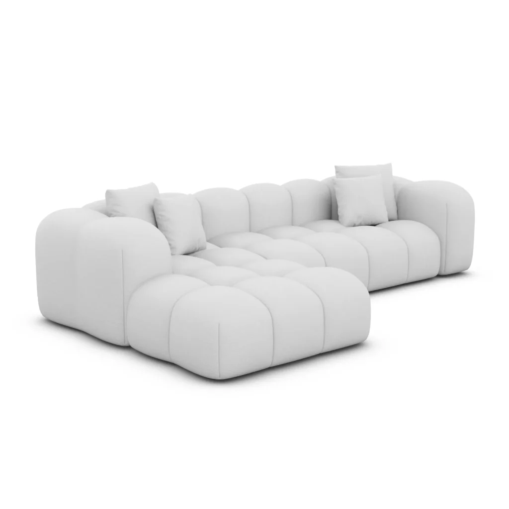 Echtleder L-Form Sofa Valora