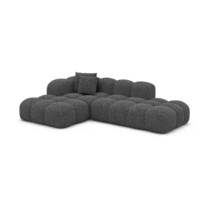 Bouclé L-Form Lounge Sofa Valora