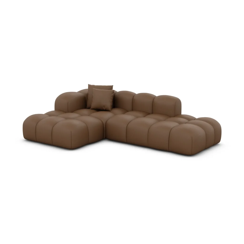 Kunstleder L-Form Lounge Sofa Valora