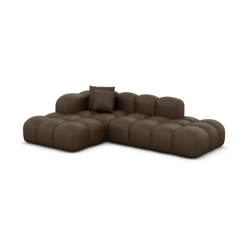 Kunstleder L-Form Lounge Sofa Valora