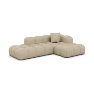 Echtleder L-Form Lounge Sofa Valora