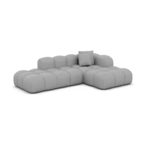 Echtleder L-Form Lounge Sofa Valora