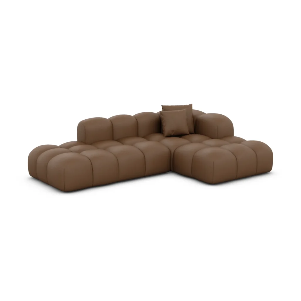 Kunstleder L-Form Lounge Sofa Valora
