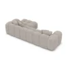 Bouclé L-Form Sofa Valora