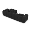 Strukturstoff L-Form Sofa Valora