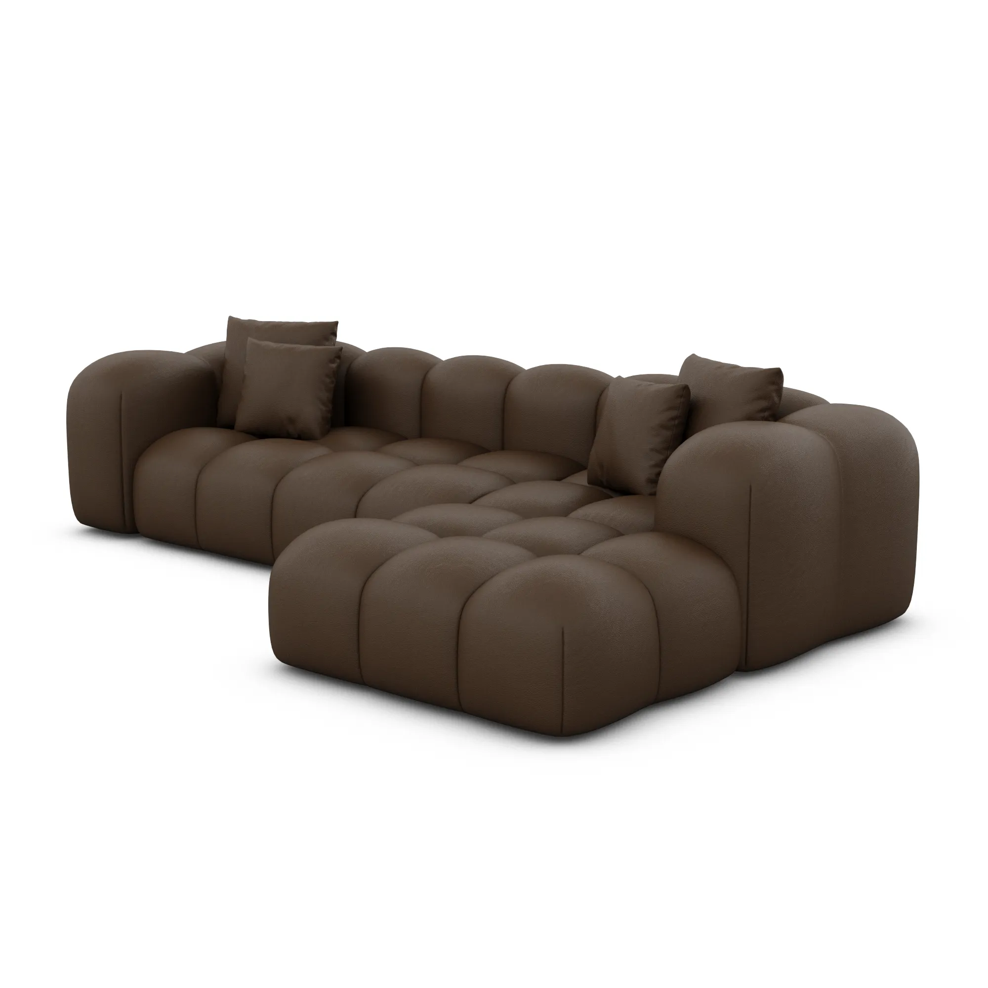 Echtleder L-Form Sofa Valora
