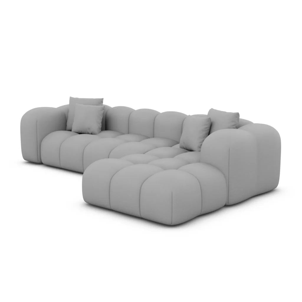 Echtleder L-Form Sofa Valora