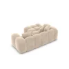Samtstoff L-Form Studio Sofa Valora