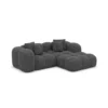 Bouclé L-Form Studio Sofa Valora