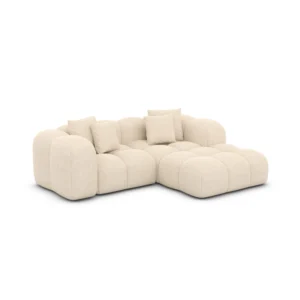 Strukturstoff L-Form Studio Sofa Valora
