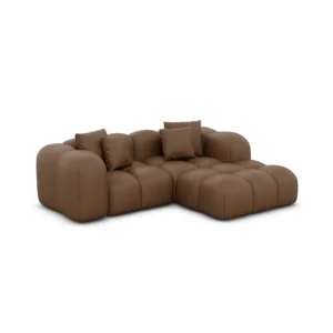 Echtleder L-Form Studio Sofa Valora