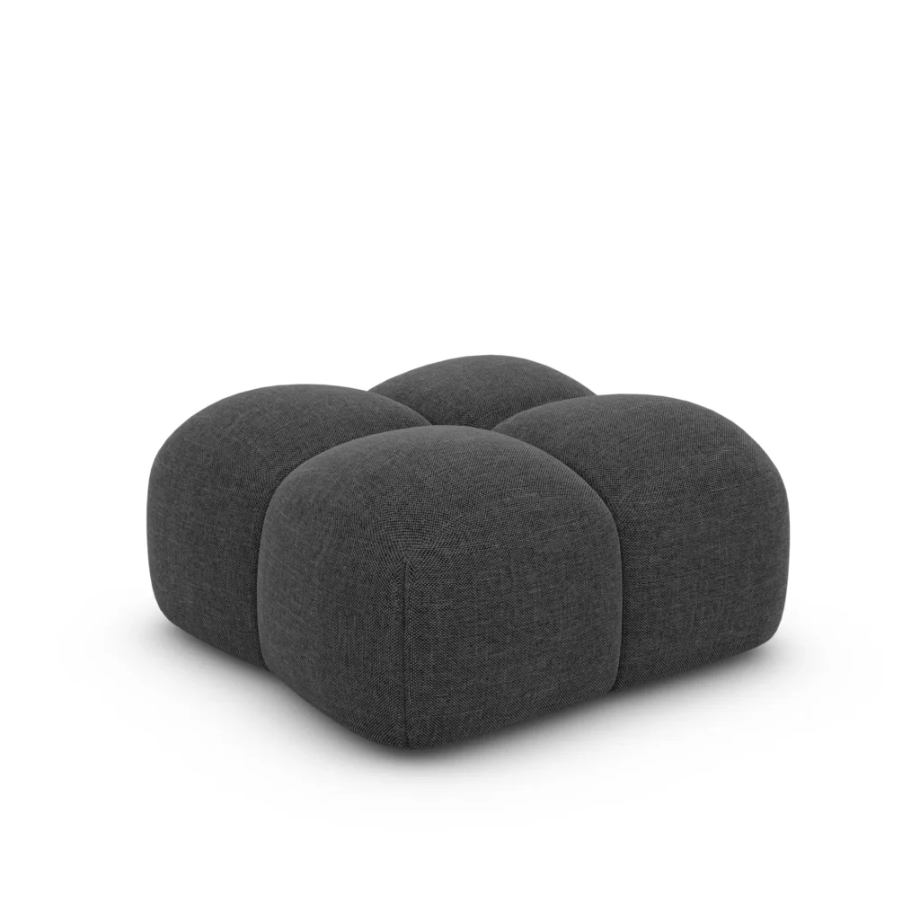 Strukturstoff Pouf Valora