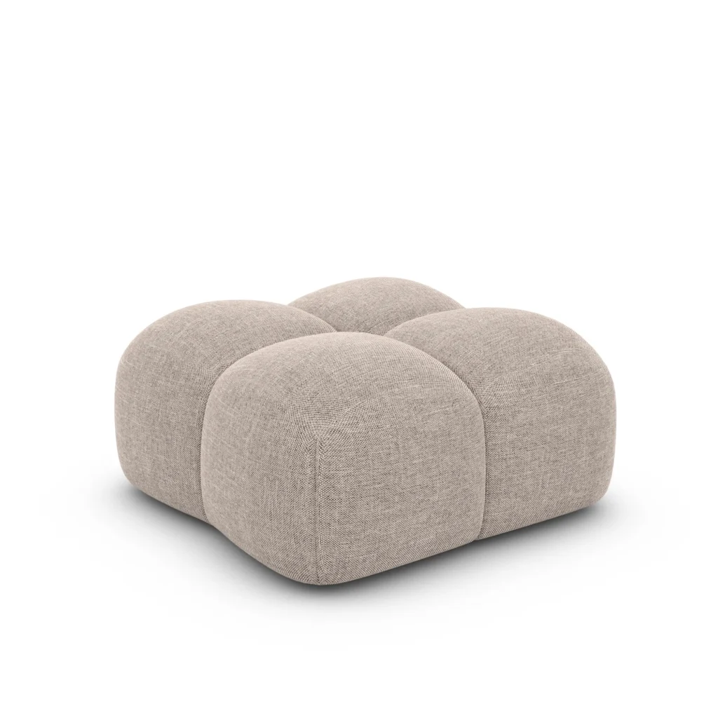 Strukturstoff Pouf Valora