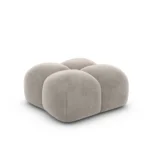 Samtstoff Pouf Valora