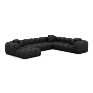Kunstleder U-Form XXL Wohnlandschaft Valora