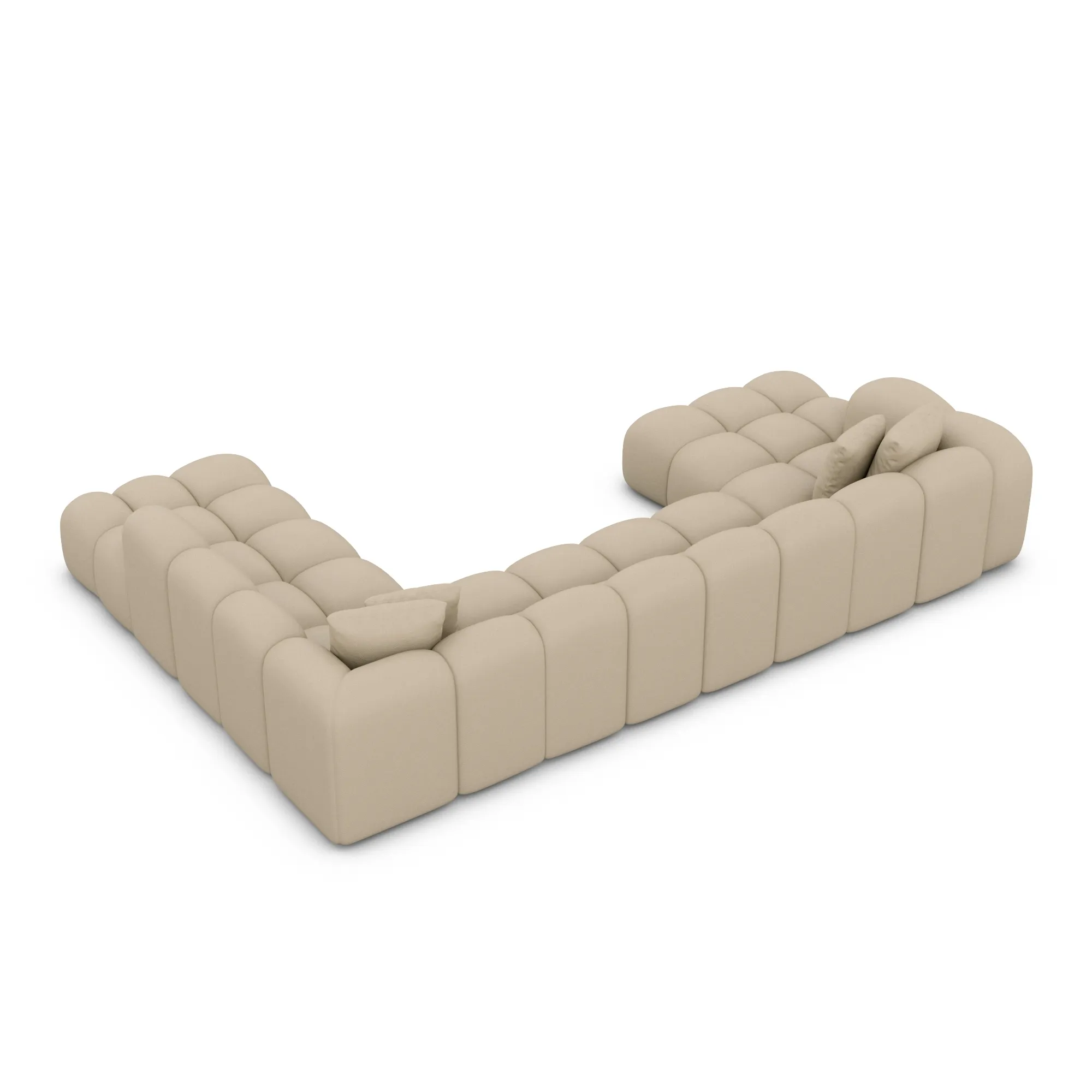 Echtleder U-Form XXL Lounge Wohnlandschaft Valora