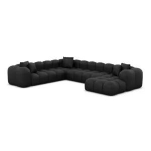 Kunstleder U-Form XXL Wohnlandschaft Valora